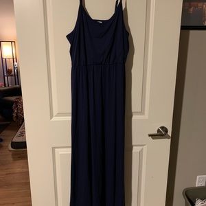 NWOT Navy Maxi Dress